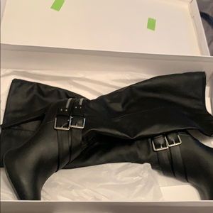 Luxe high heel boots wide